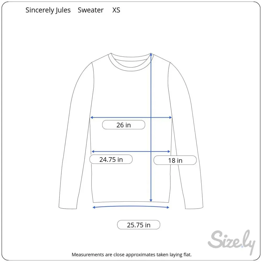Sincerely Jules Womens Pullover Crop Sweater Size XS Colorblock Boxy Oversized
